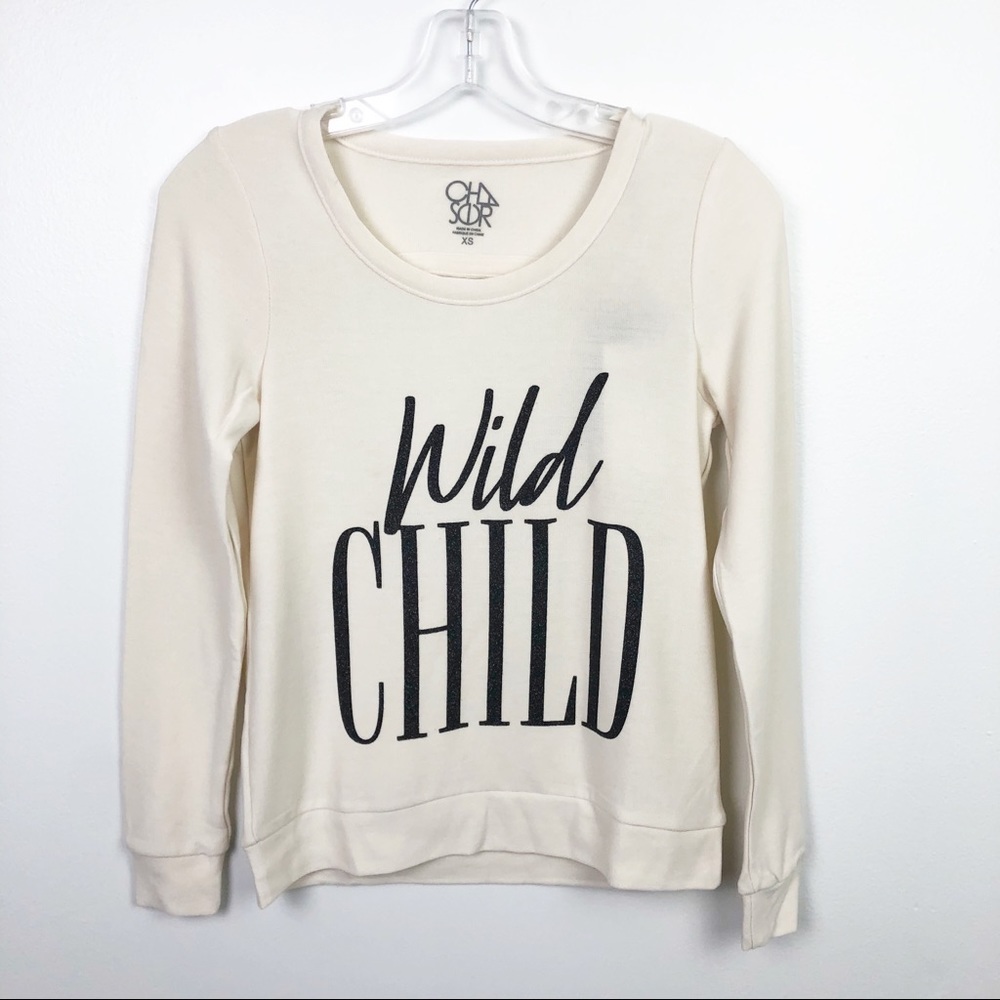 Chaser Wild Child Knit Open Back Pullover Top - Picture 2 of 9